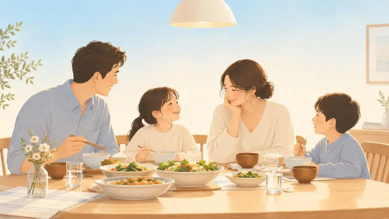 短剧《回家吃饭》横版剧照